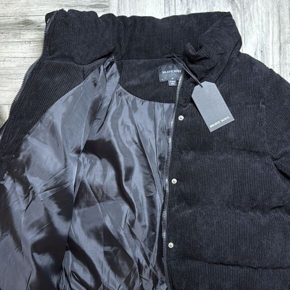 ASOS BRAVE SOUL SLAY PUFFER CORD JACKET SIZE 10US - Picture 10 of 12